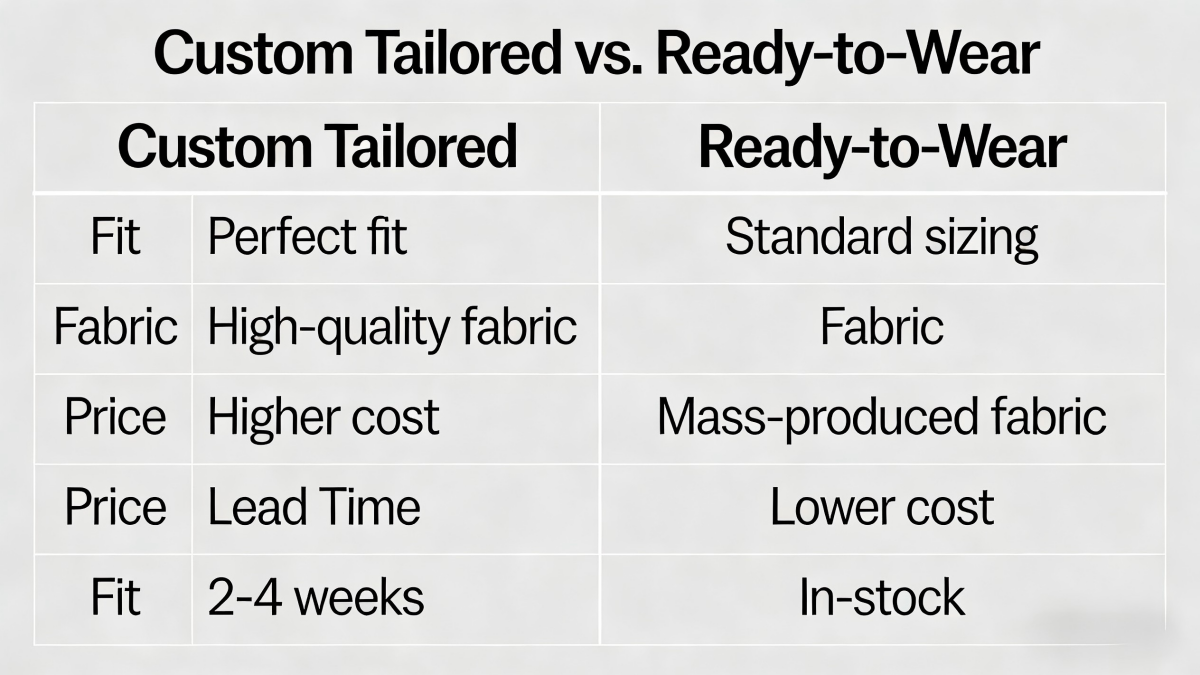 3 Custom-made clothing vs. ready-to-wear Which is better for your business