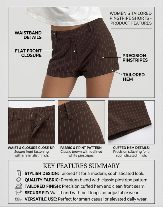 Name mrl210-womens-brown-pinstripe-tailored-shorts-05.png