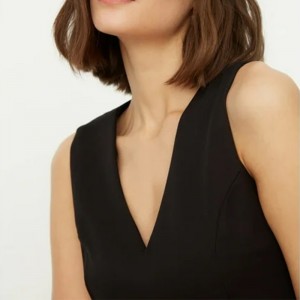 Regular Fit Women Woven Dress Tank Mini Fare Skater Dresses8