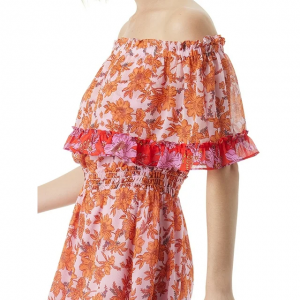 Women's Plus Amelia Ruffle Short Dress (3)