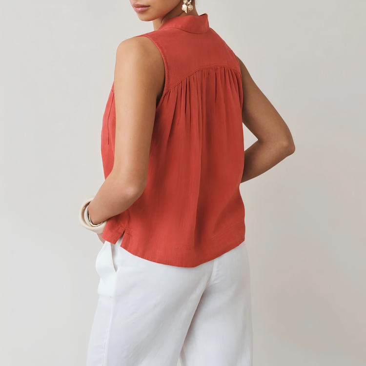 Women's linen blouse 03