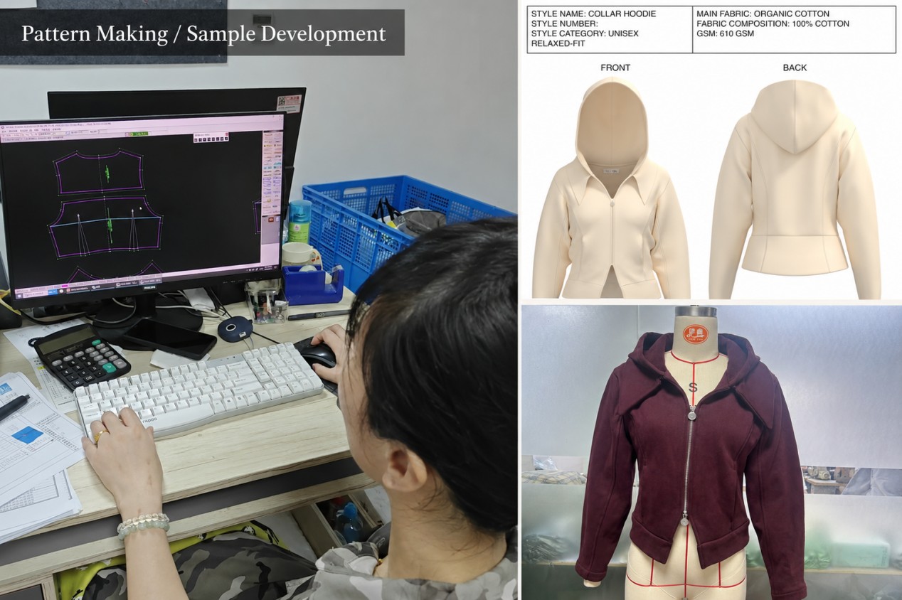 Pattern making and clothing sample development service