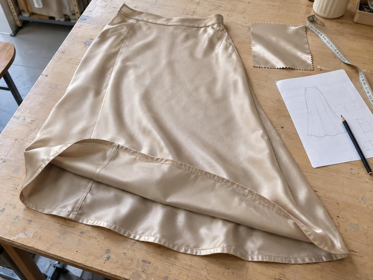 satin-skirt-hem-balance