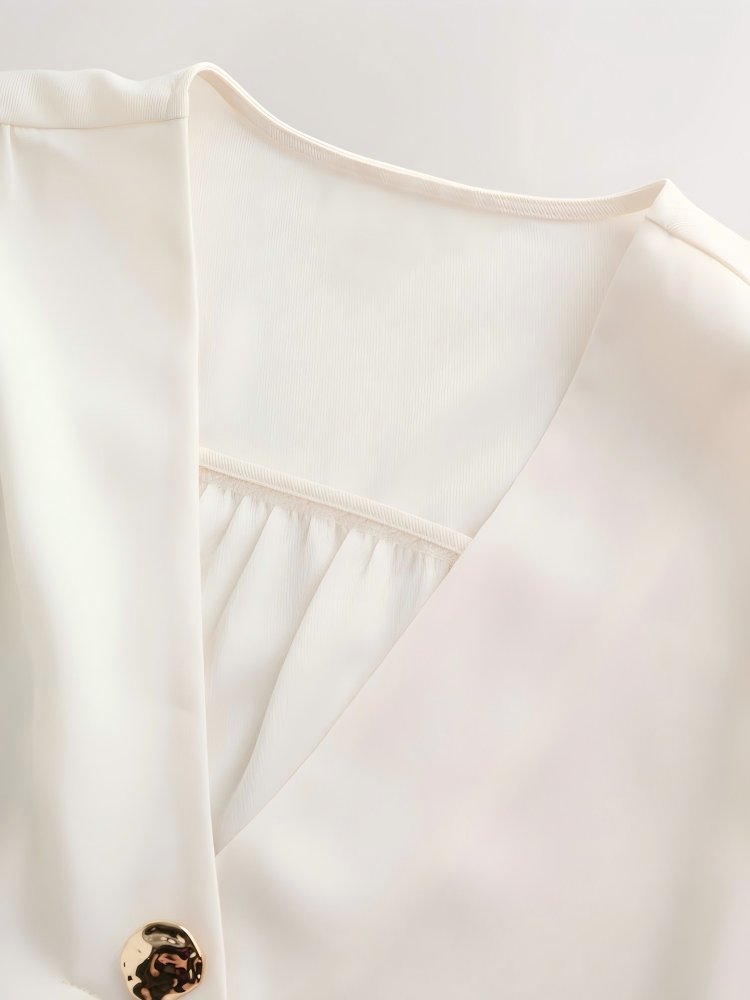 v-Neck Wholesale Summer Blouses Women 04